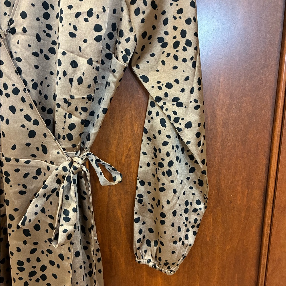 2/$40 Abercrombie Leopard Print Wrap Dress - Picture 5 of 9